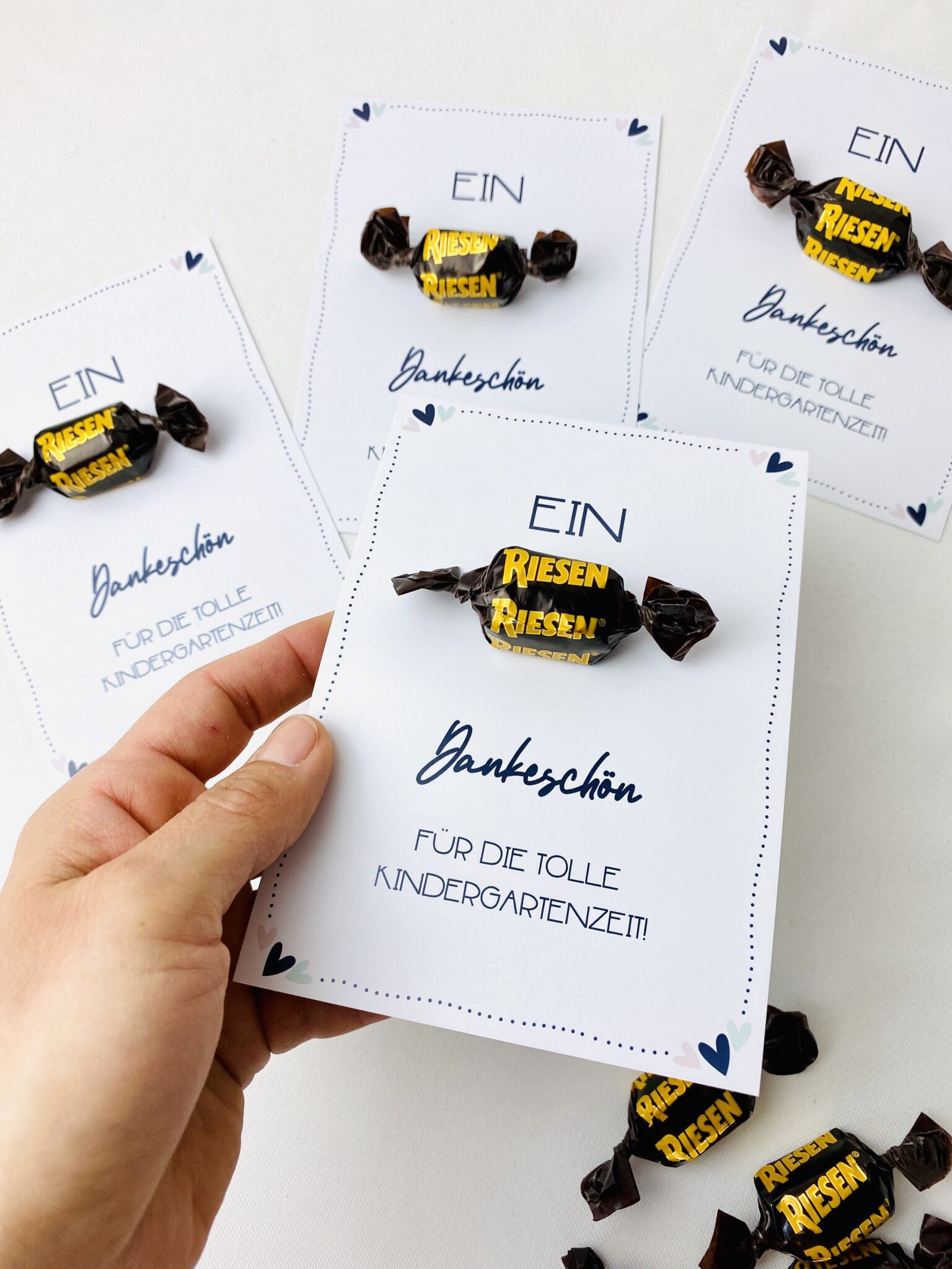 Ein "RIESEN" Dankeschön für die tolle Kindergartenzeit - Karte ⋆